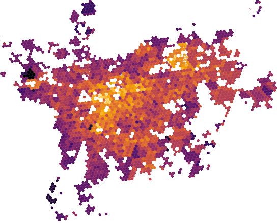 Map of the metropolitan region of São Paulo